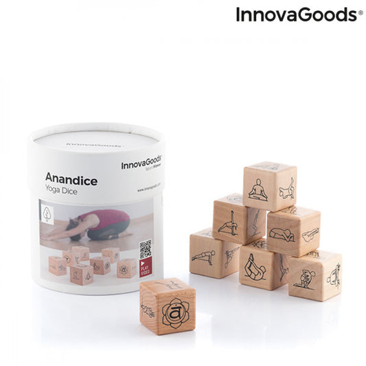 Yoga Dice Game Anandice InnovaGoods 7 Pieces Shop kitchen home